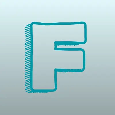 Фабрика качества, сеть продуктовых магазинов, лого-визитка