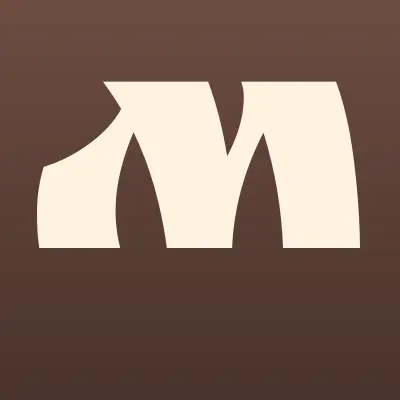 Мираж, магазин продуктов, лого-визитка