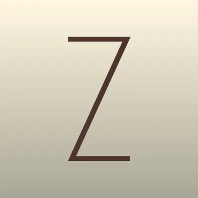 Zazou, парикмахерская, лого-визитка